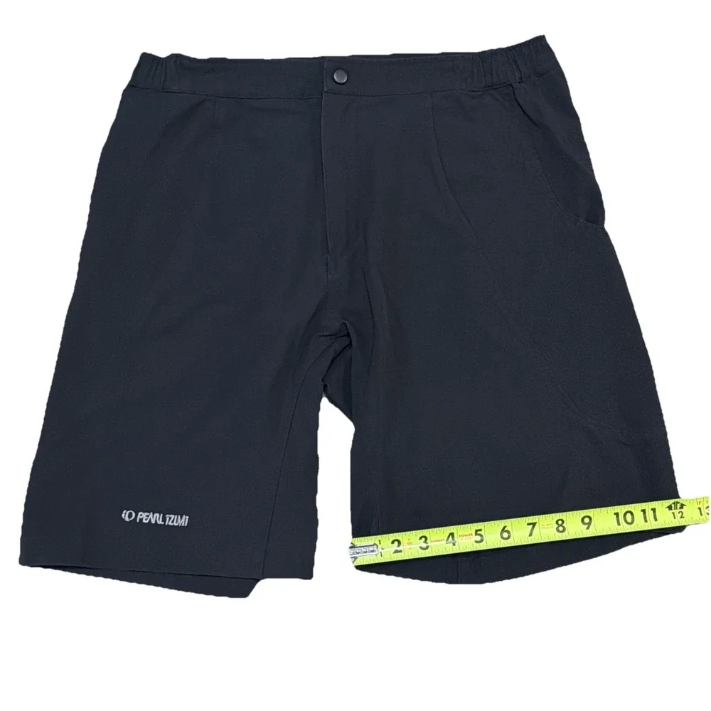 Pearl Izumi Men's Black Nylon‎ Spandex Blend Bike Outdoor Shorts 33-36x10